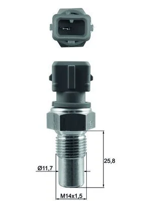 Sensor, coolant temperature MAHLE TSE20