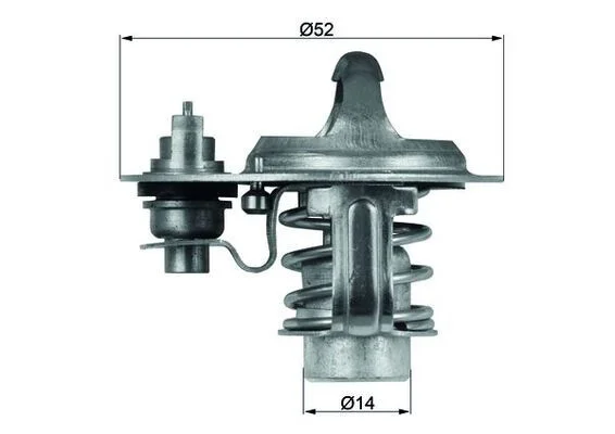 Thermostat, coolant MAHLE TX 76 88D