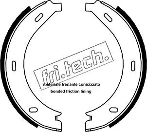 Conjunto de sapatas de travão, travão de estacionamento fri.tech. 1052.123