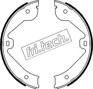 Brake Shoe Set, parking brake fri.tech. 1052.131
