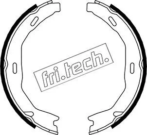 Brake Shoe Set, parking brake fri.tech. 1052.132