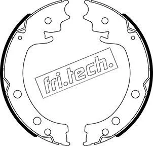 Conjunto de sapatas de travão, travão de estacionamento fri.tech. 1111.253