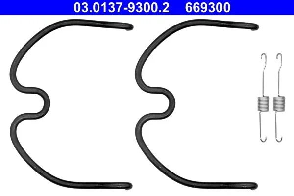 Accessory Kit, brake shoes ATE 03.0137-9300.2
