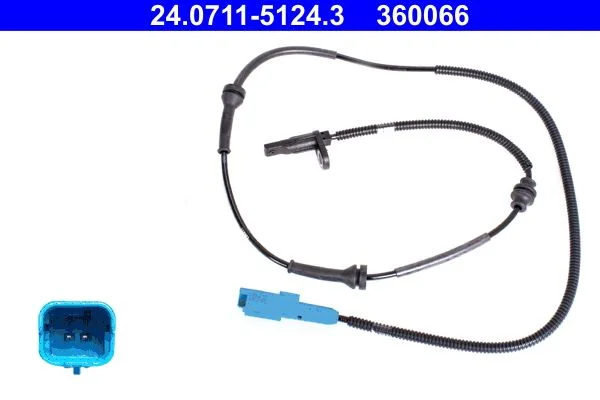 Sensor, velocidade da roda ATE 24.0711-5124.3