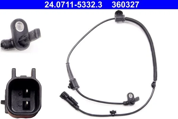 Sensor, velocidade da roda ATE 24.0711-5332.3