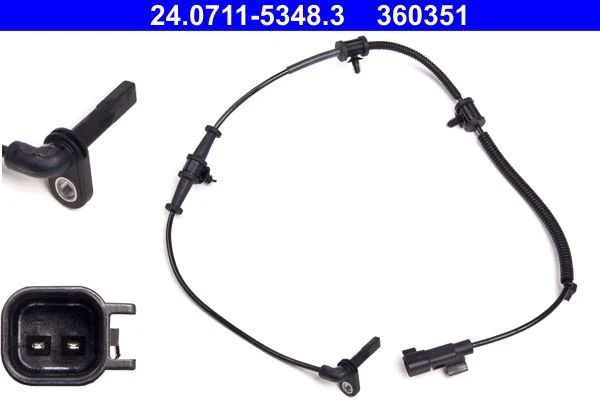 Sensor, velocidade da roda ATE 24.0711-5348.3