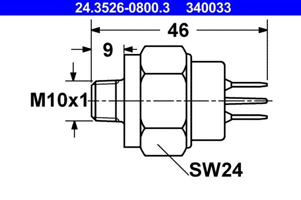 Stop Light Switch ATE 24.3526-0800.3