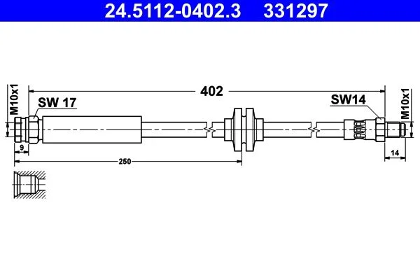 Brake Hose ATE 24.5112-0402.3