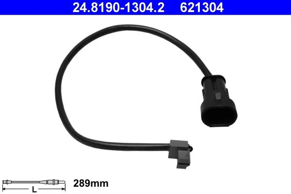 Warning Contact, brake pad wear ATE 24.8190-1304.2