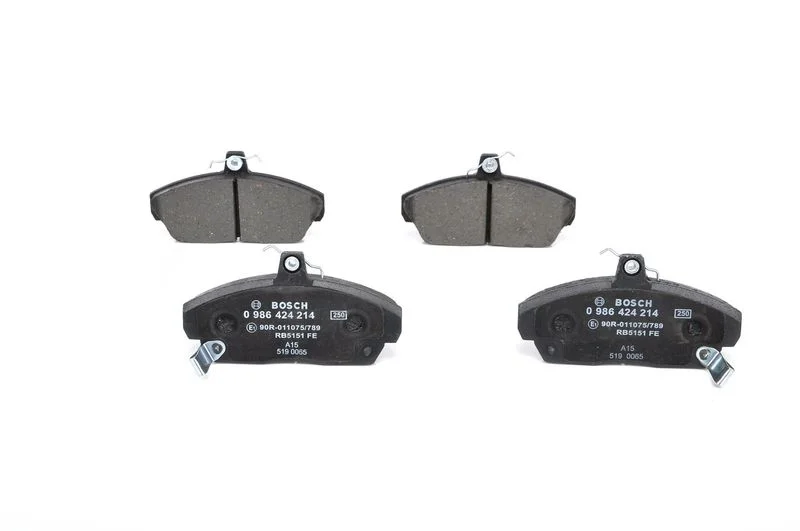 Conjunto de pastilhas de travão de disco BOSCH 0 986 424 214