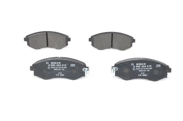 Conjunto de pastilhas de travão de disco BOSCH 0 986 424 215