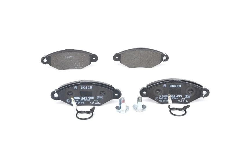 Conjunto de pastilhas de travão de disco BOSCH 0 986 424 455
