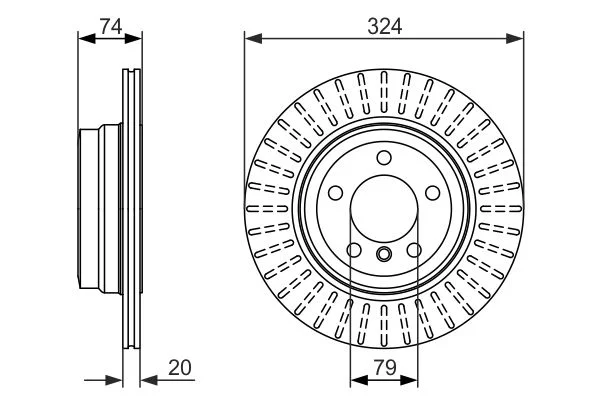 Brake Disc bosch 0 986 479 671