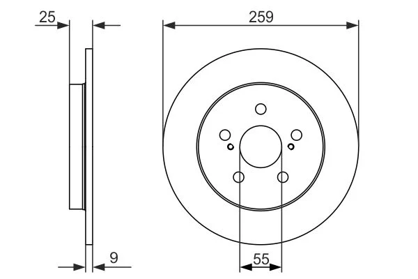 Brake Disc BOSCH 0 986 479 721
