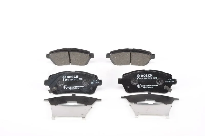Conjunto de pastilhas de travão de disco BOSCH 0 986 494 321
