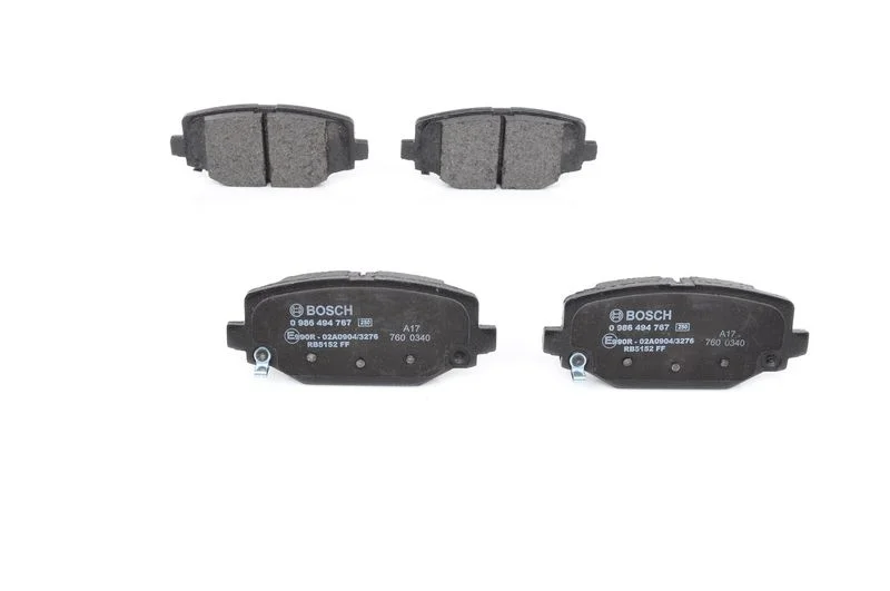 Brake Pad Set, disc brake BOSCH 0 986 494 767