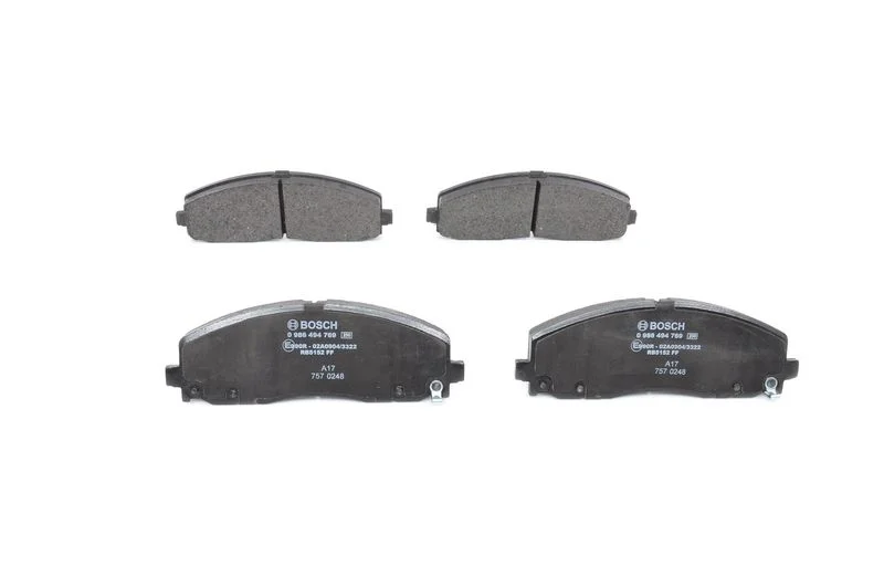 Brake Pad Set, disc brake BOSCH 0 986 494 769