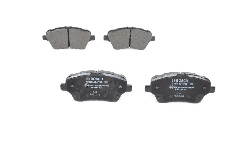 Conjunto de pastilhas de travão de disco BOSCH 0 986 494 792