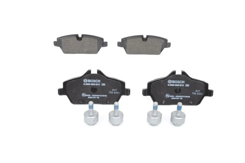Conjunto de pastilhas de travão de disco BOSCH 0 986 494 813