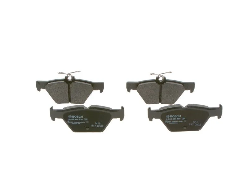 Brake Pad Set, disc brake BOSCH 0 986 494 836