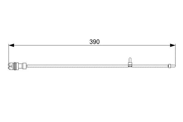 Warning Contact, brake pad wear BOSCH 1 987 473 041