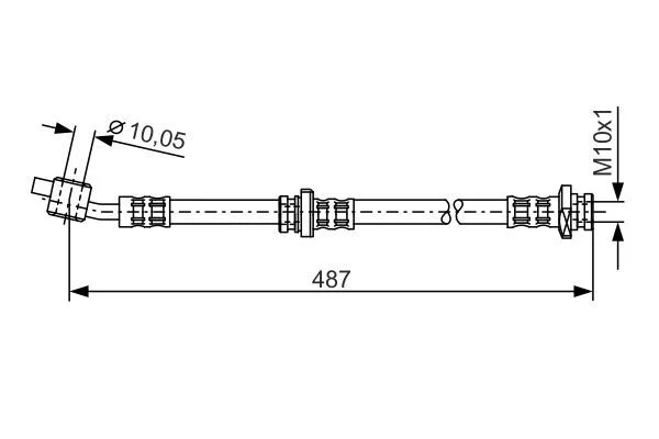 Tubo de Travão BOSCH 1 987 476 168