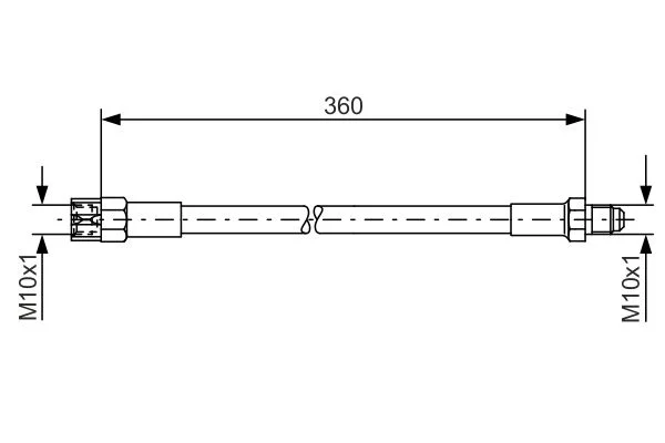 Tubo de Travão BOSCH 1 987 476 235