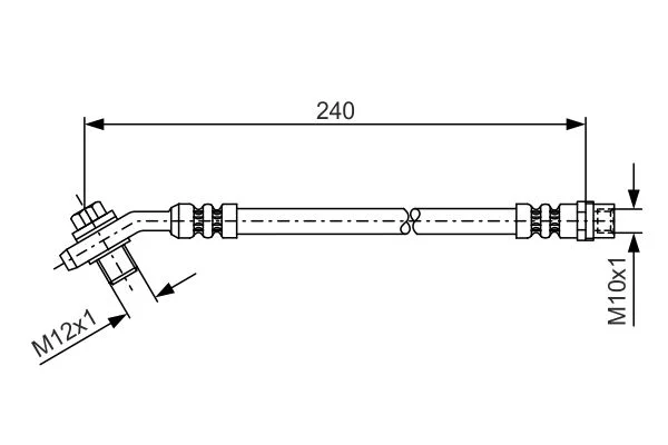 Brake Hose BOSCH 1 987 476 332