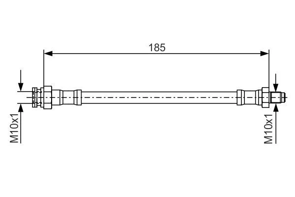Brake Hose BOSCH 1 987 476 416