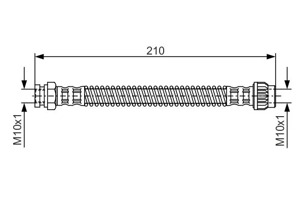 Brake Hose BOSCH 1 987 476 867