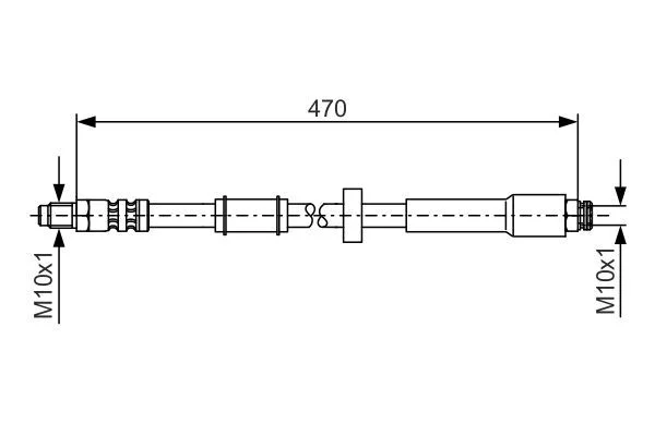 Brake Hose BOSCH 1 987 481 004