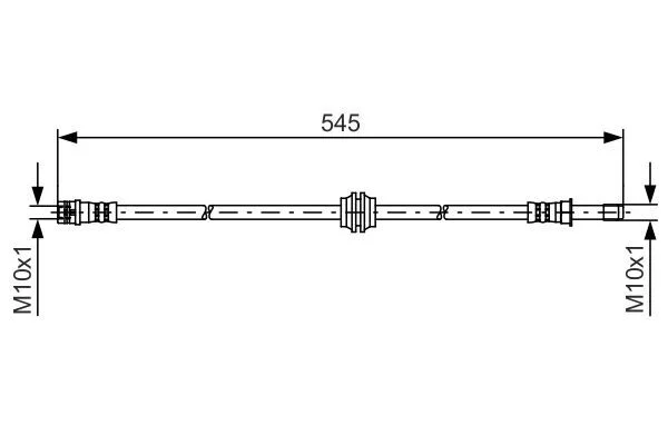 Tubo de Travão BOSCH 1 987 481 454