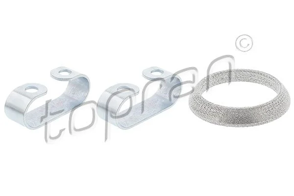 Kit de montagem, tubo de escape TOPRAN 102 539