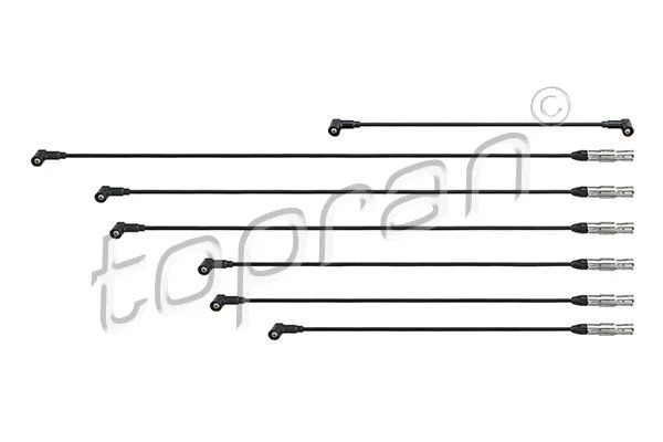 Conjunto de cabos de ignição TOPRAN 107 251