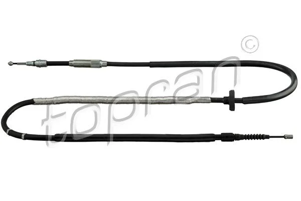 Cable Pull, parking brake TOPRAN 114 332