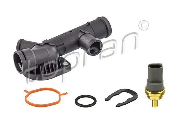 Flange do líquido de arrefecimento TOPRAN 117 179