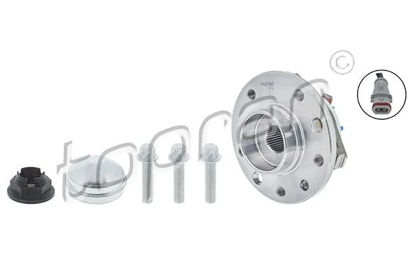 Kit de rolamentos de roda TOPRAN 207 390