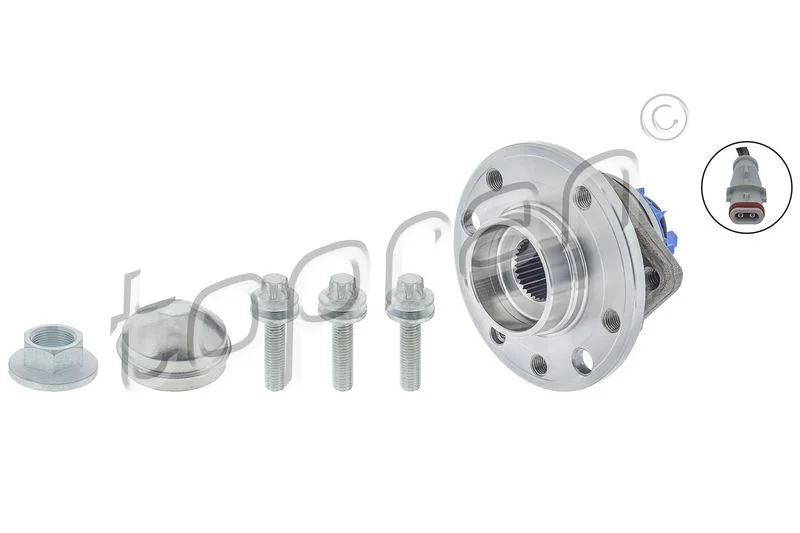 Kit de rolamentos de roda TOPRAN 207 392