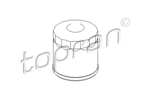 Filtro de Óleo TOPRAN 207 483