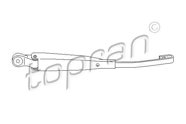Wiper Arm, window cleaning TOPRAN 207 903