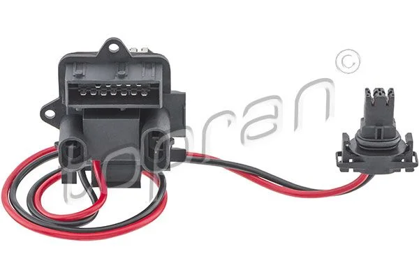 Resistor, interior blower TOPRAN 208 246