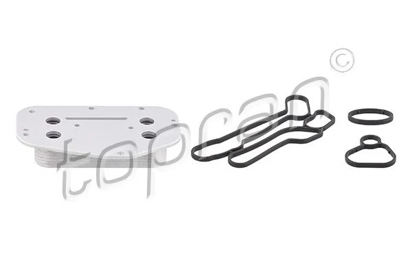 Oil Cooler, engine oil TOPRAN 208 824