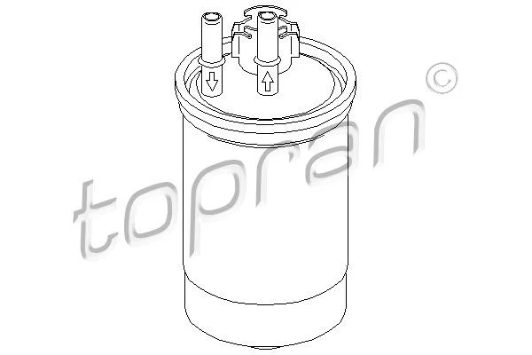 Filtro de Combustível TOPRAN 301 660