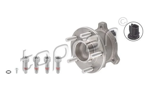 Kit de rolamentos de roda TOPRAN 304 871