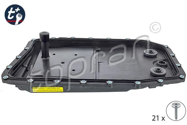 Cárter de óleo, transmissão automática TOPRAN 500 991