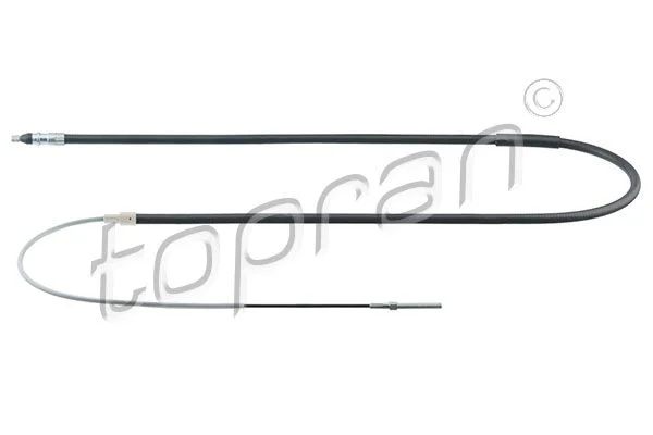 Cable Pull, parking brake TOPRAN 501 098