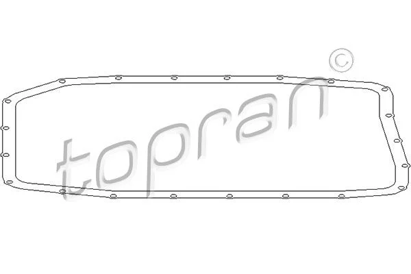 Gasket, oil sump (automatic transmission) TOPRAN 501 748
