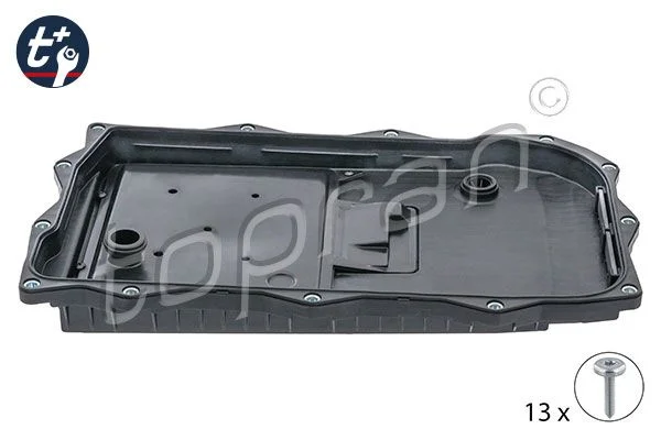 Cárter de óleo, transmissão automática TOPRAN 502 152
