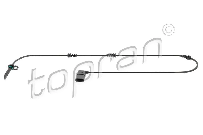 Sensor, wheel speed TOPRAN 638 679