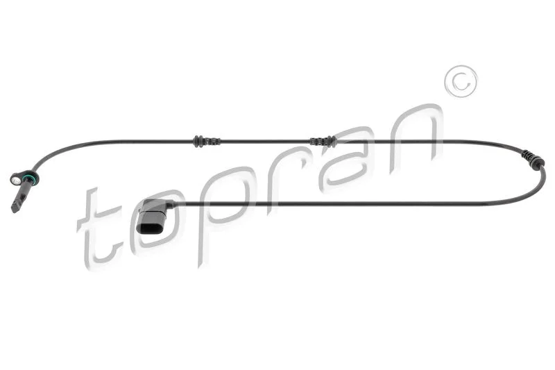Sensor, wheel speed TOPRAN 638 680